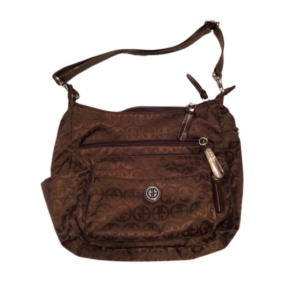 Brown giani bernini shoulder bag - Picture 1 of 8